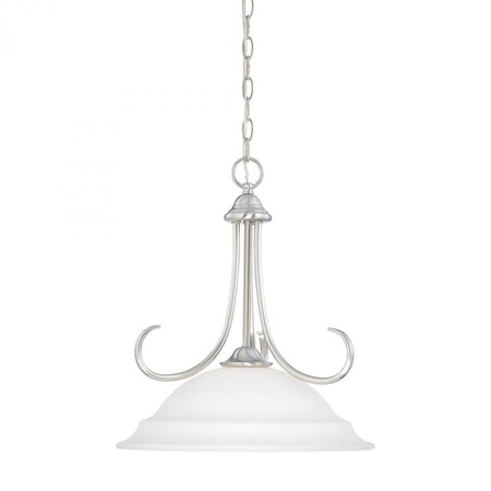 Thomas Bella 1-Light Pendant in Brushed Nickel SL891678